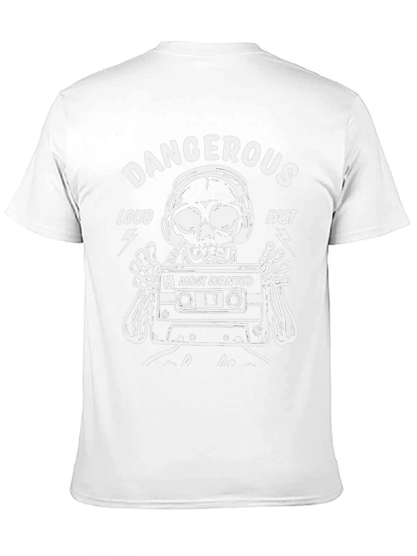 Dangerous Skull Graphic Tee - Loud & Fast Style