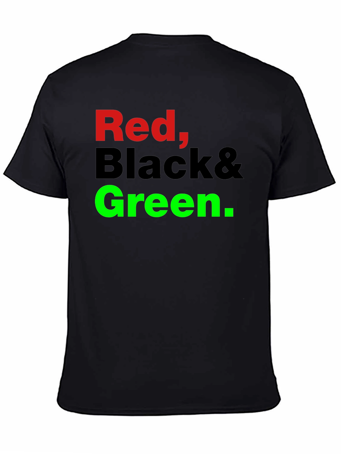 Red Black & Green Graphic T-Shirt
