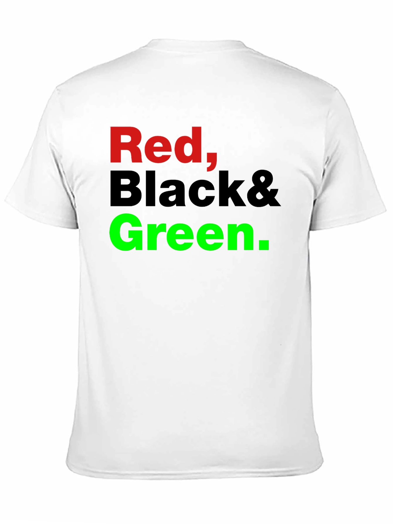 Red Black & Green Graphic T-Shirt