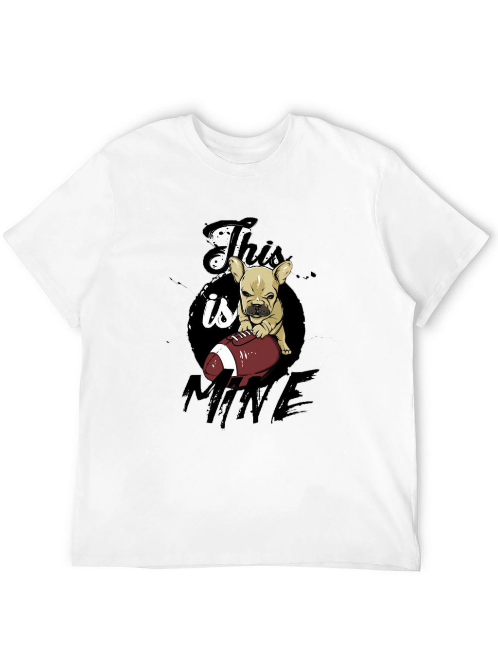 Bulldog Football T-Shirt - This is Mine!