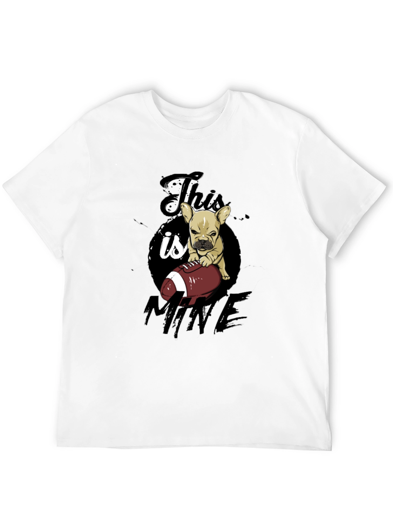 Bulldog Football T-Shirt - This is Mine!