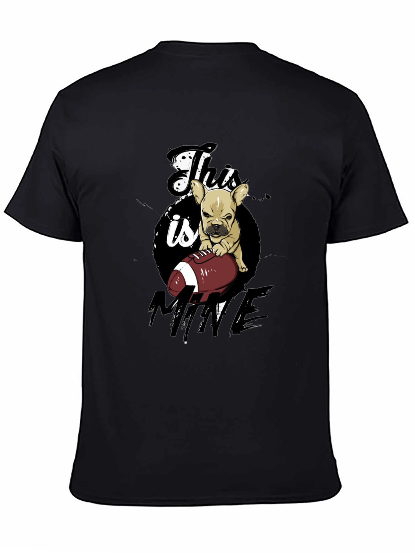 Bulldog Football T-Shirt - This is Mine!