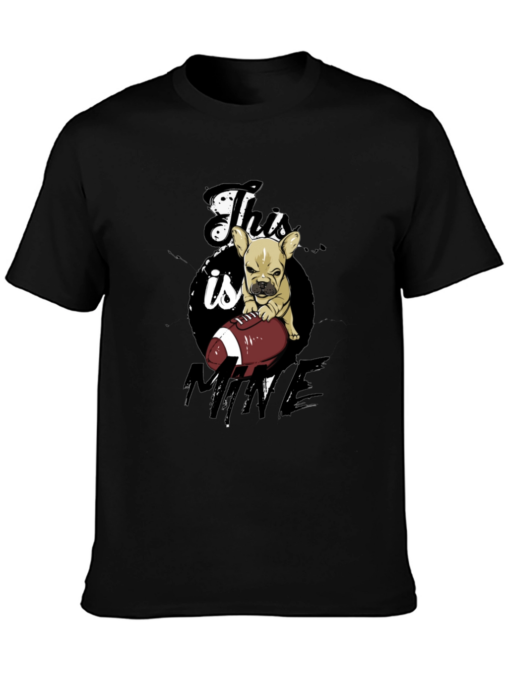 Bulldog Football T-Shirt - This is Mine!