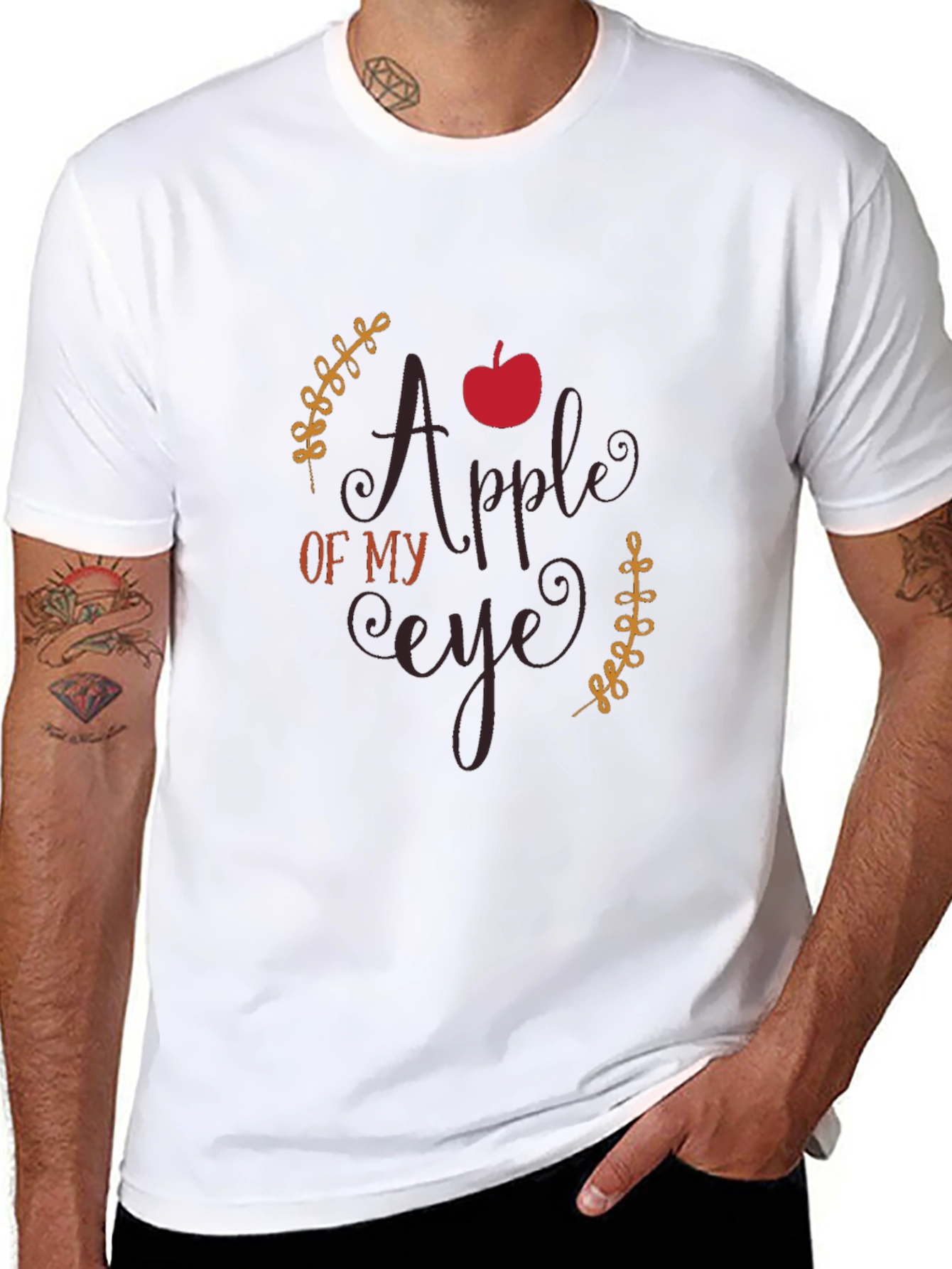 Apple of My Eye Graphic Tee - Black
