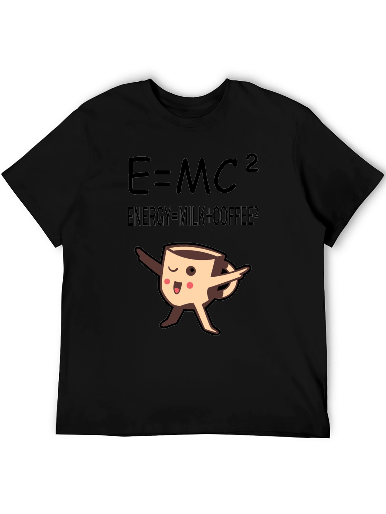 Energy = Milk + Coffee T-Shirt - Funny Physics Tee