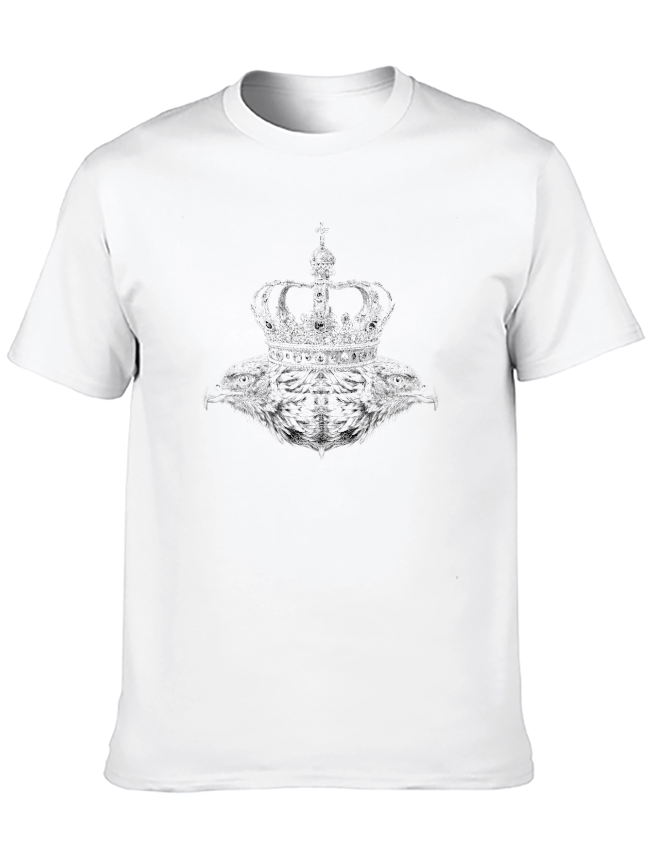 King Crown Graphic Tee - Black Casual T-Shirt