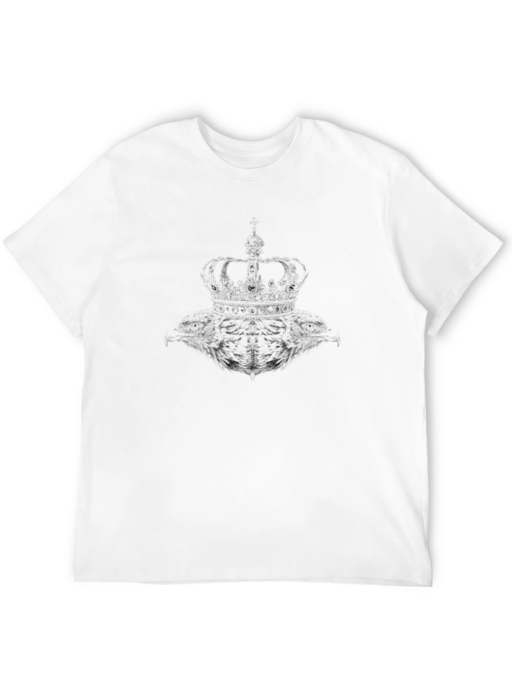 King Crown Graphic Tee - Black Casual T-Shirt