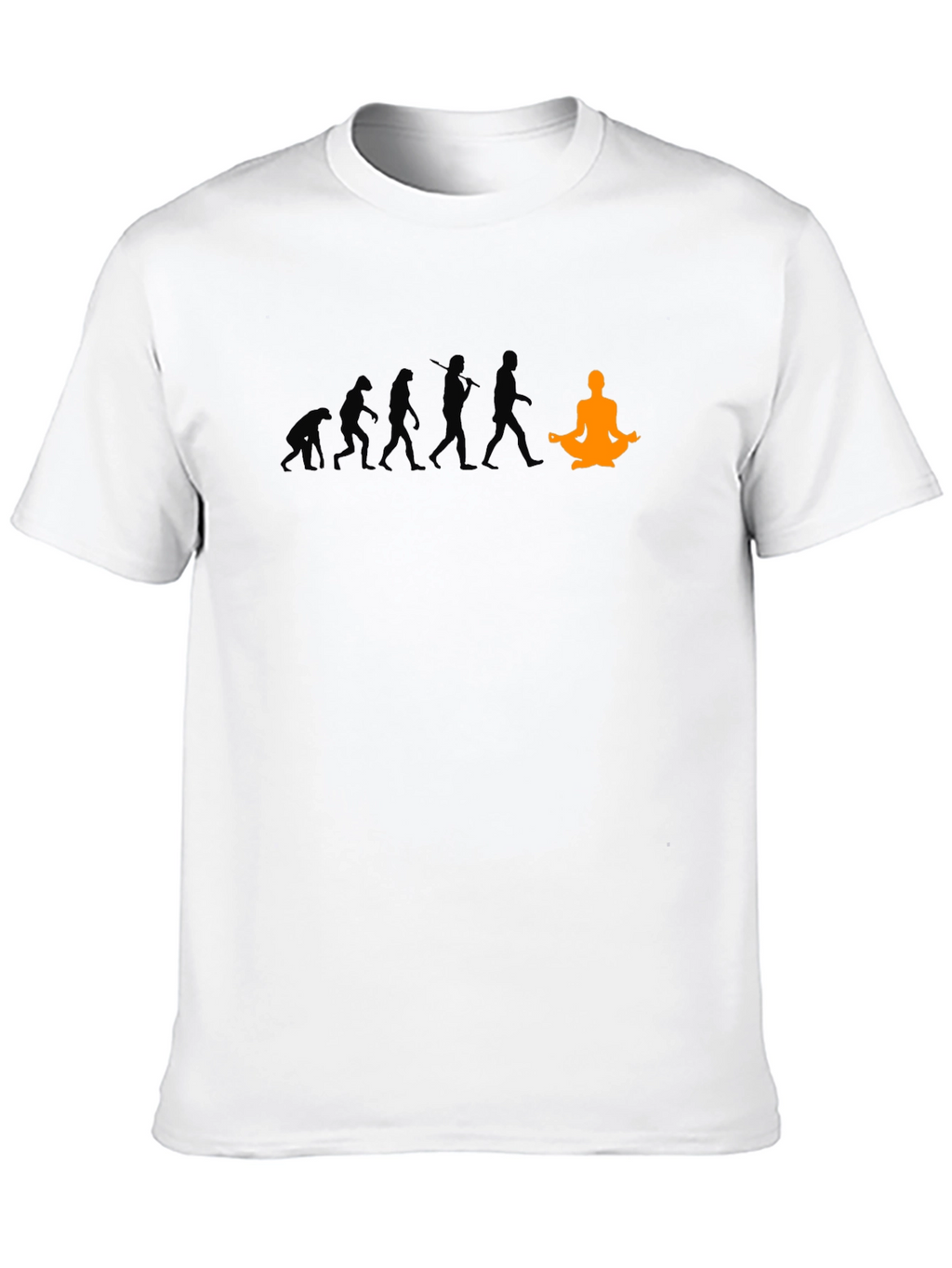 Yoga Evolution T-Shirt - Meditate Into Enlightenment