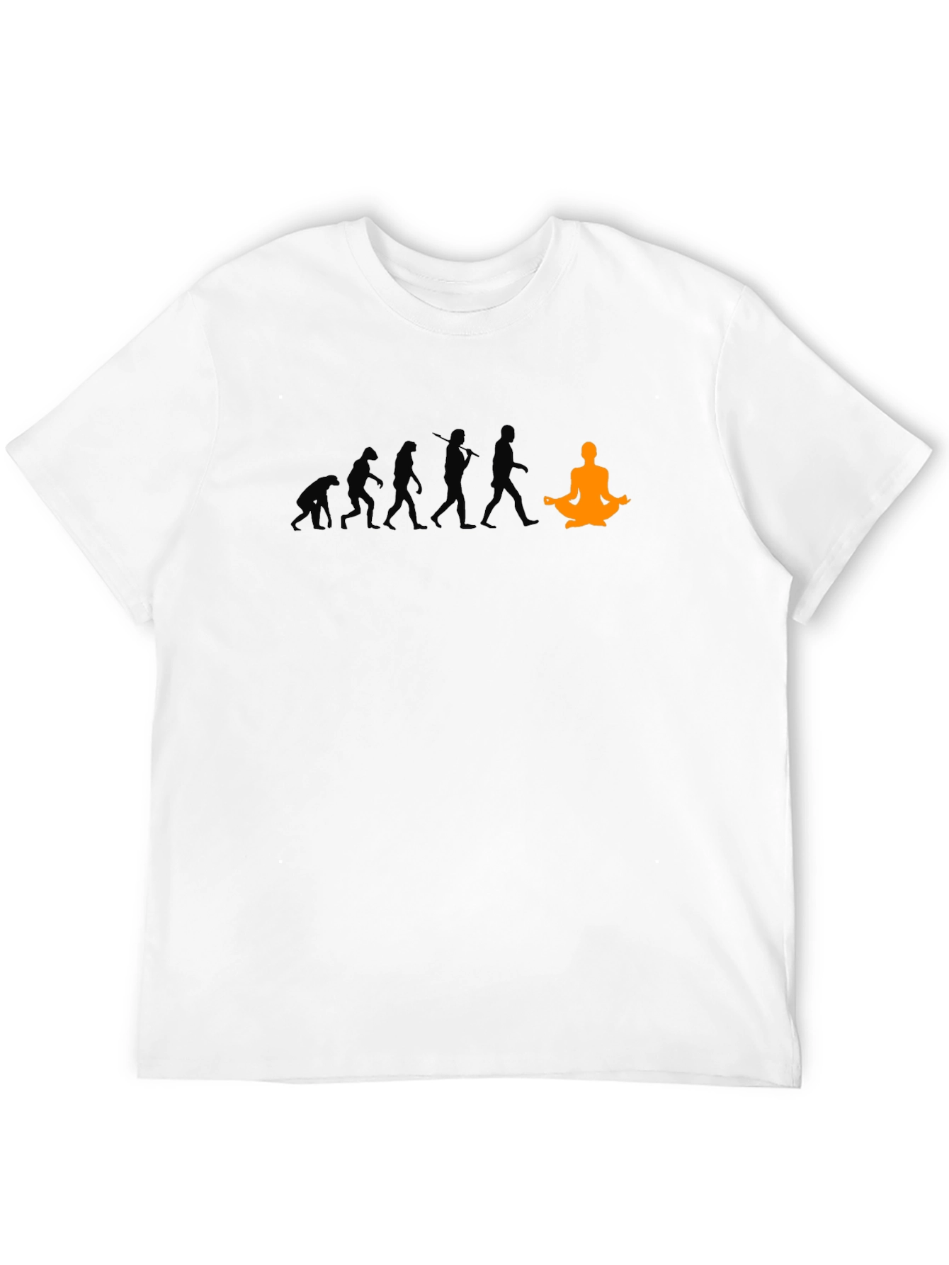 Yoga Evolution T-Shirt - Meditate Into Enlightenment