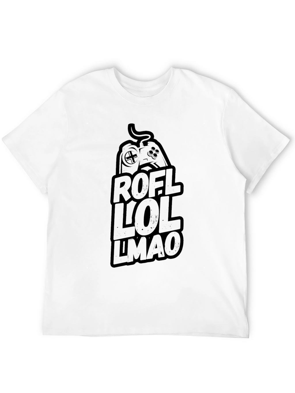 Gaming Humor T-Shirt - ROFL LOL LMAO