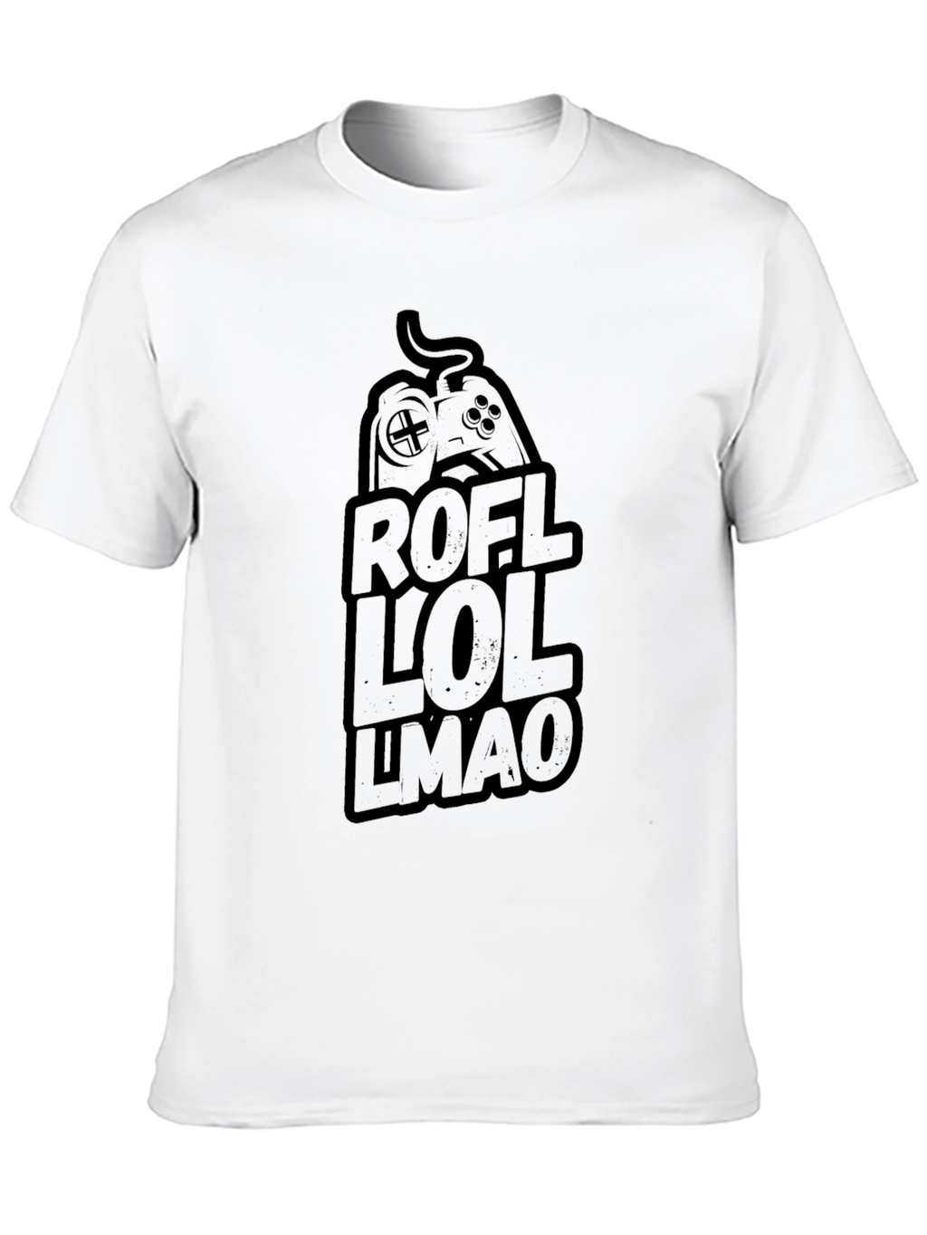 Gaming Humor T-Shirt - ROFL LOL LMAO