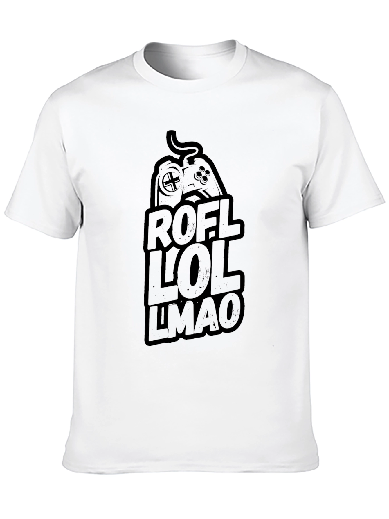 Gaming Humor T-Shirt - ROFL LOL LMAO