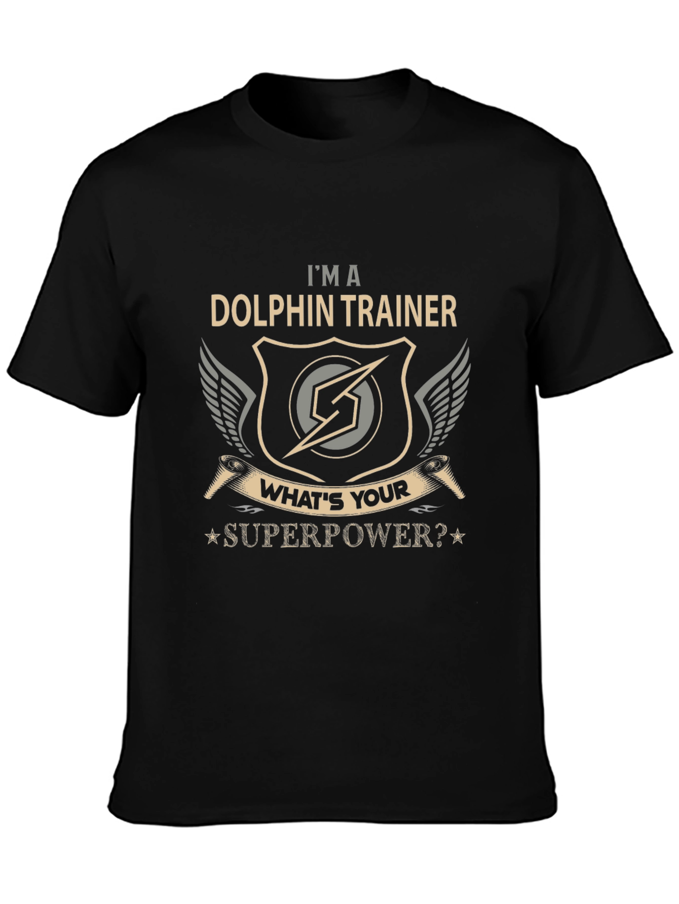 Dolphin Trainer Superpower T-Shirt - Novelty Gift
