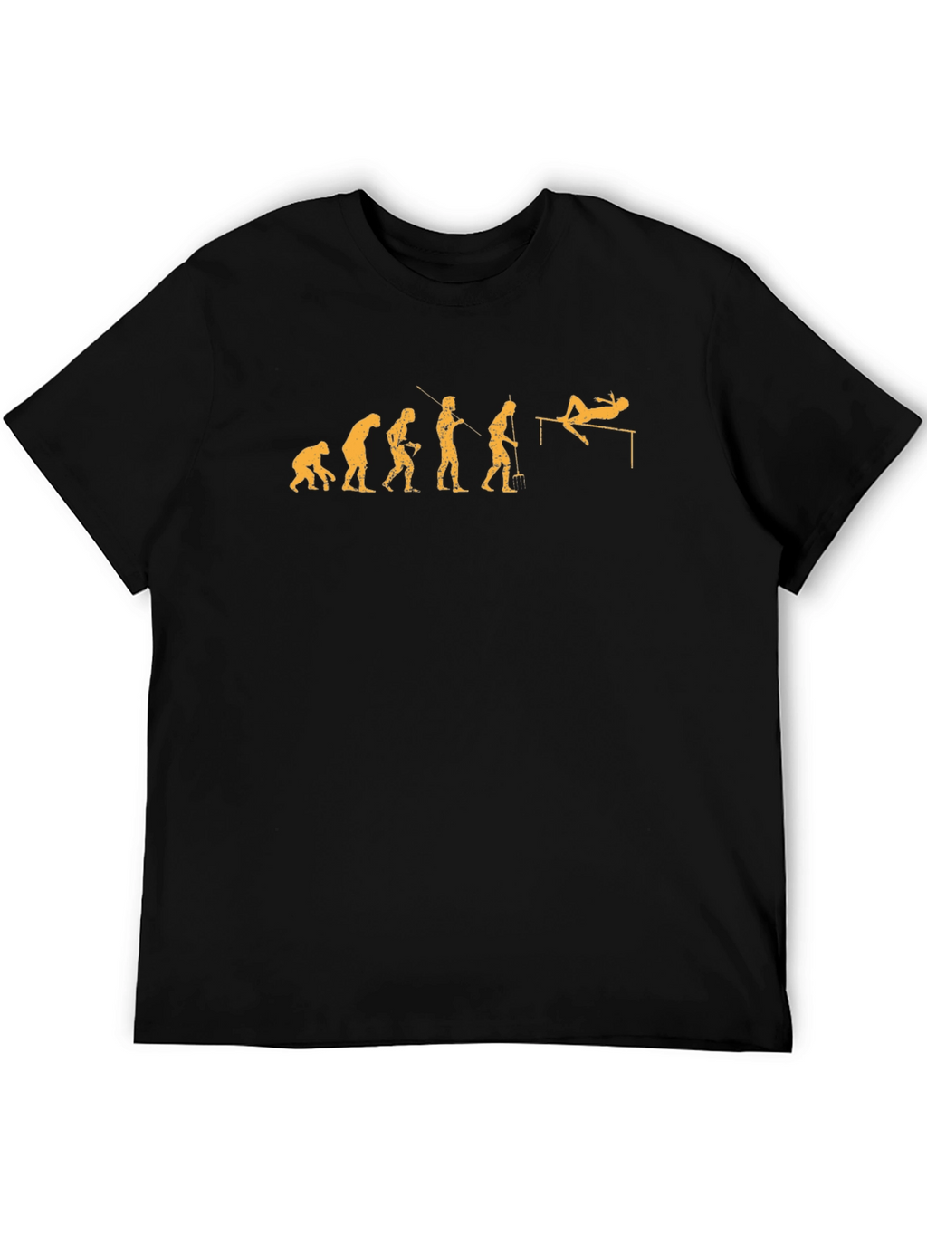 Evolution of High Jump Black T-Shirt