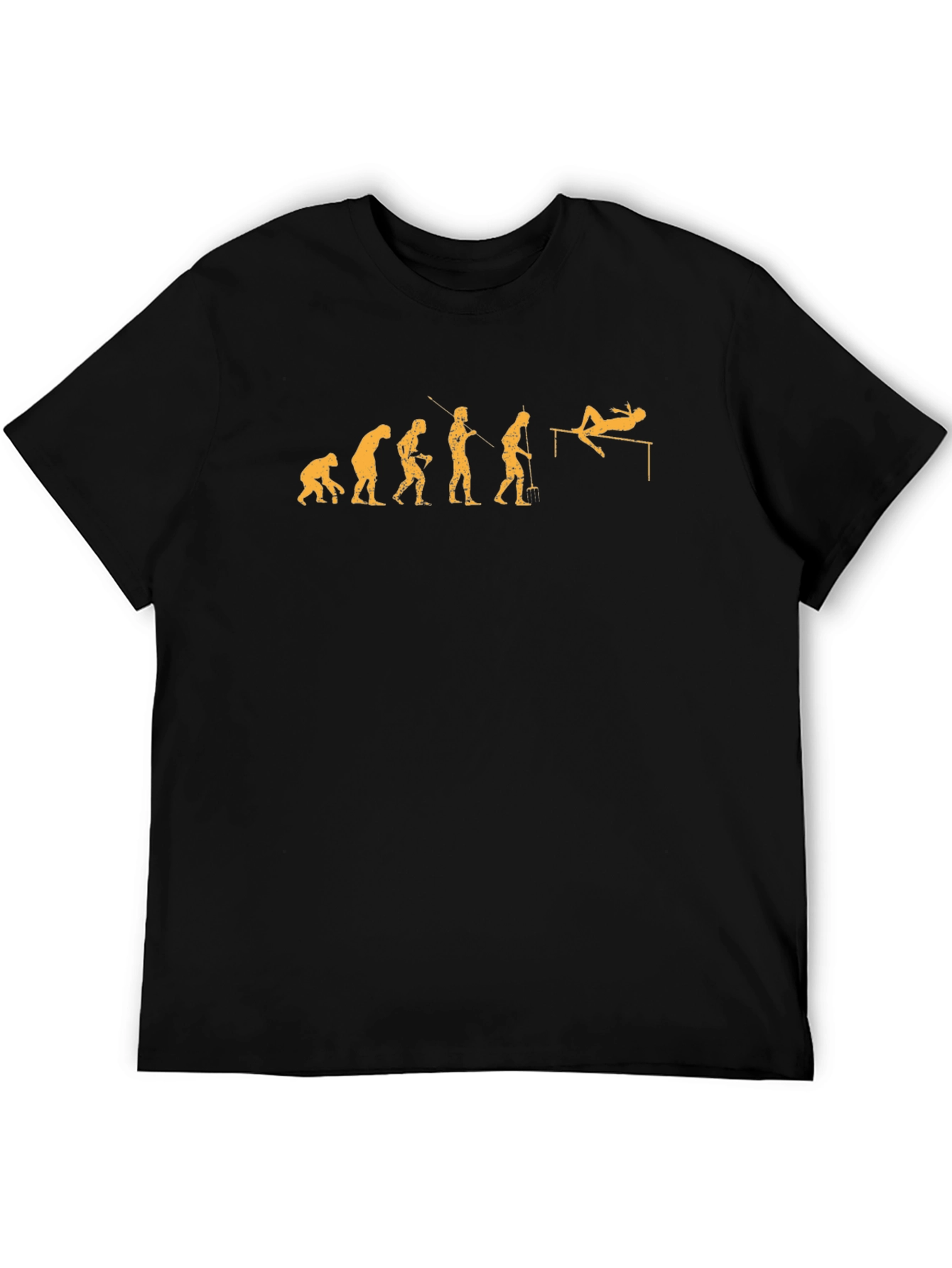 Evolution of High Jump Black T-Shirt