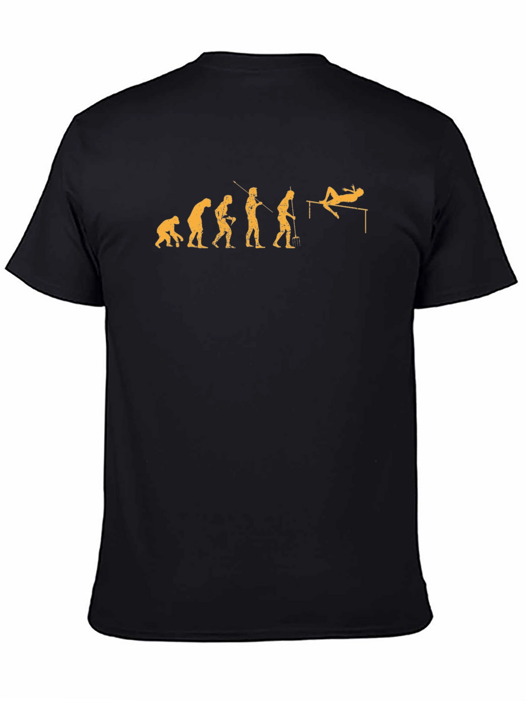 Evolution of High Jump Black T-Shirt