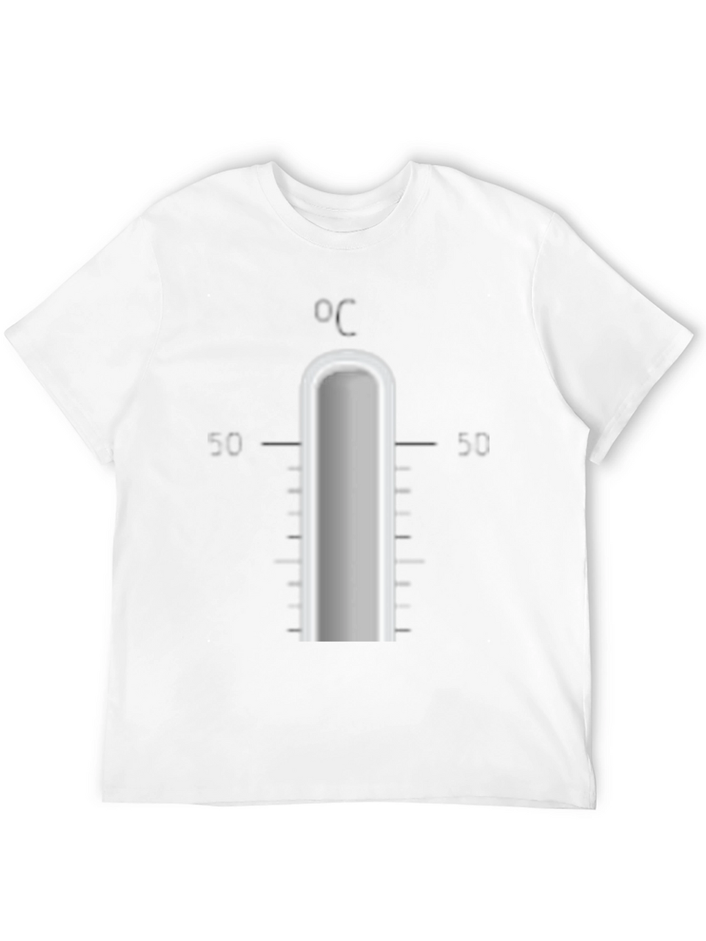 Mens Black Thermometer Graphic T-Shirt