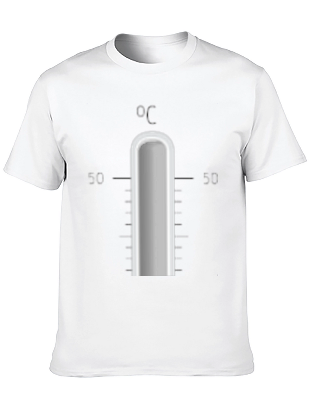 Mens Black Thermometer Graphic T-Shirt