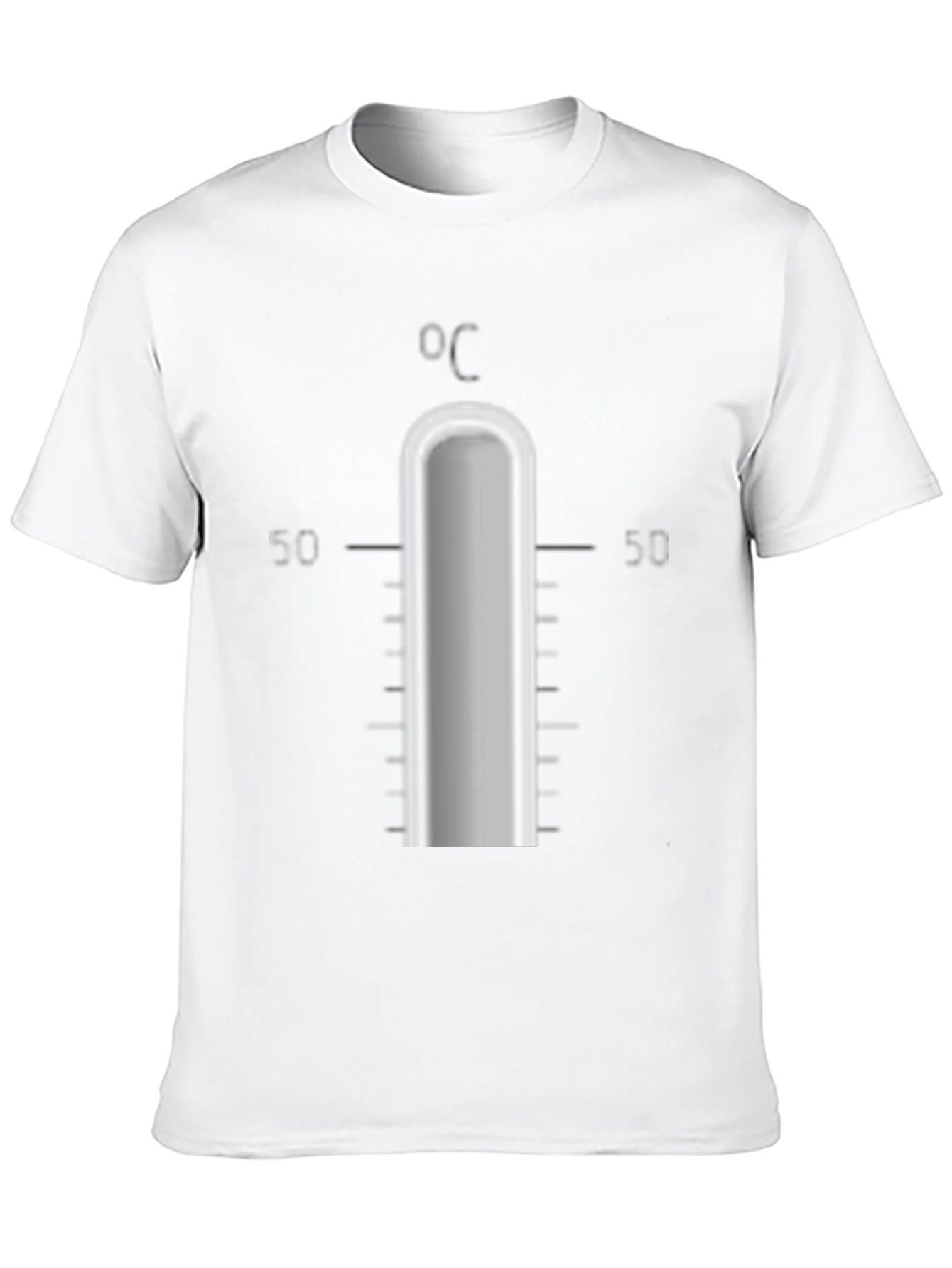 Mens Black Thermometer Graphic T-Shirt