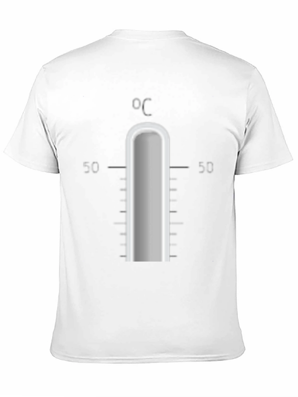 Mens Black Thermometer Graphic T-Shirt