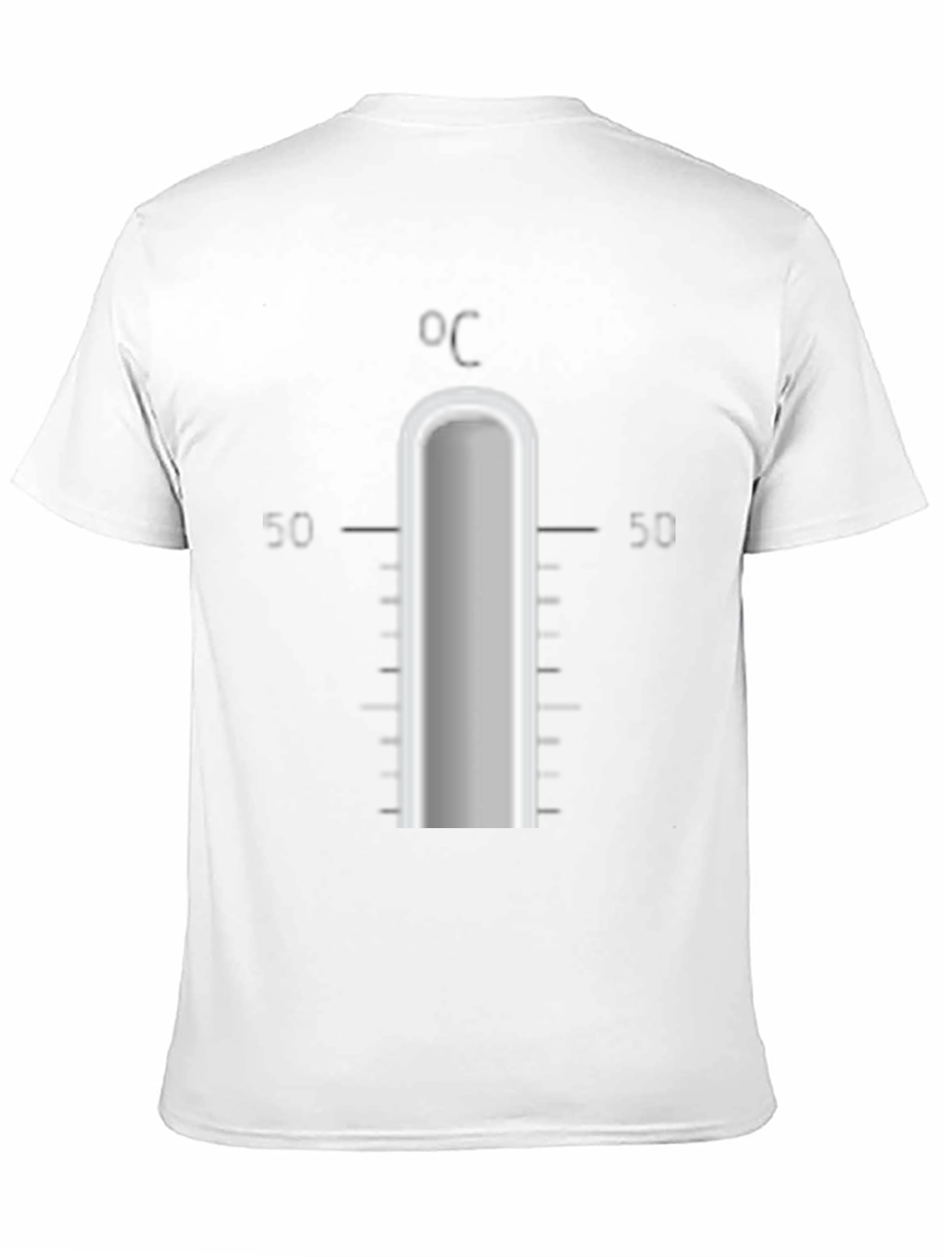 Mens Black Thermometer Graphic T-Shirt