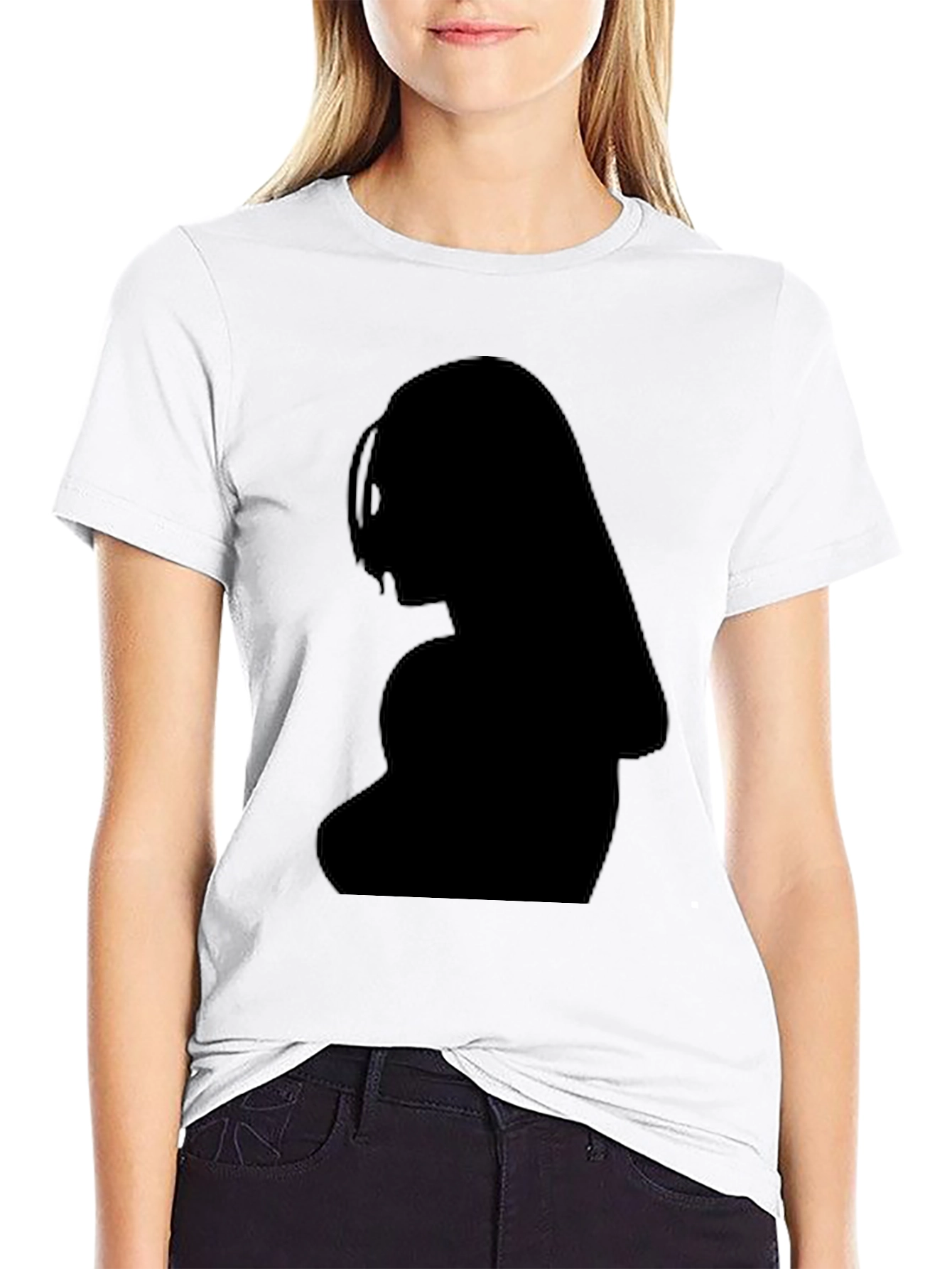 Silhouette Graphic Print Mens T-Shirt