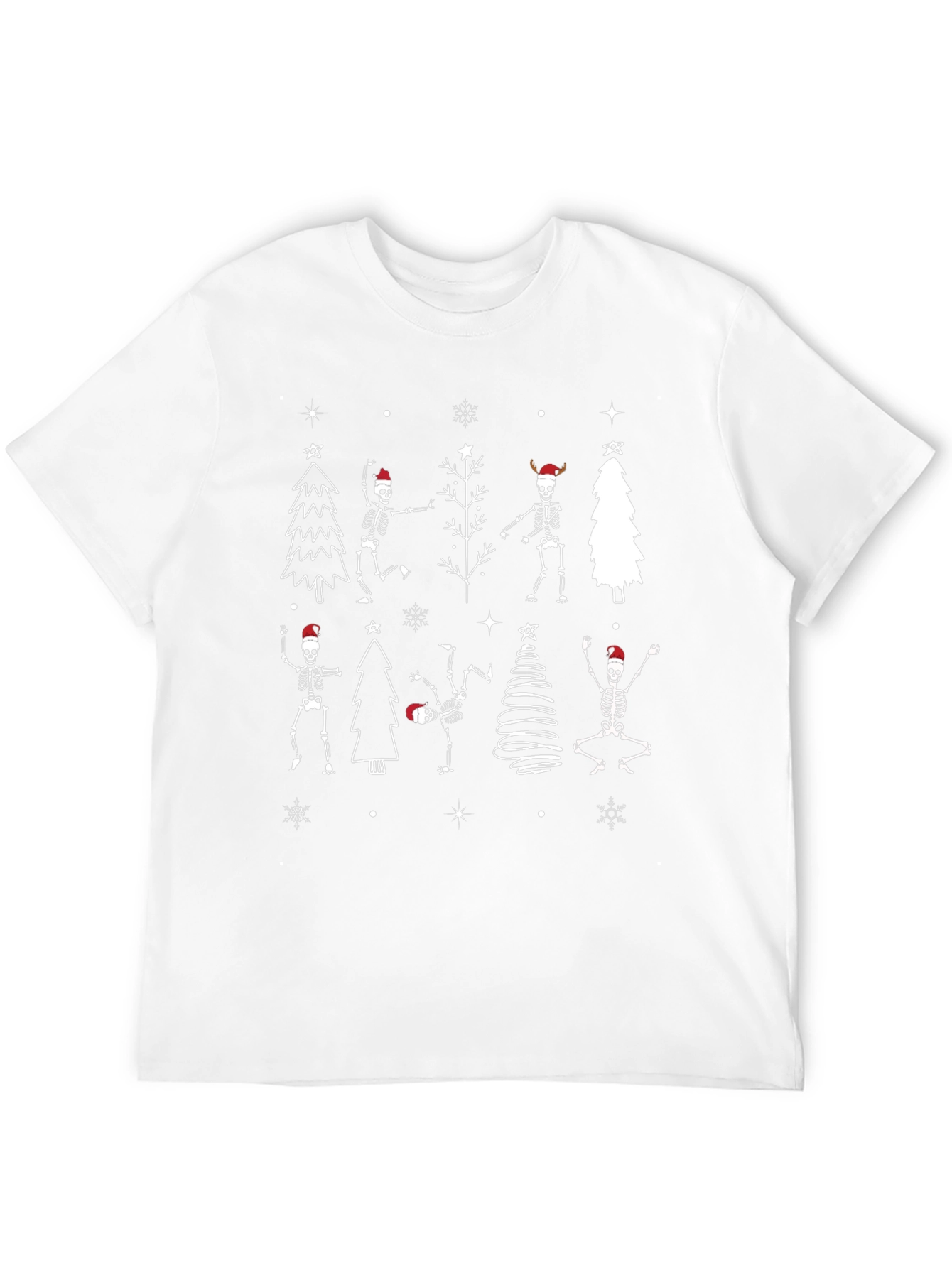 Festive Skeleton Christmas Tee