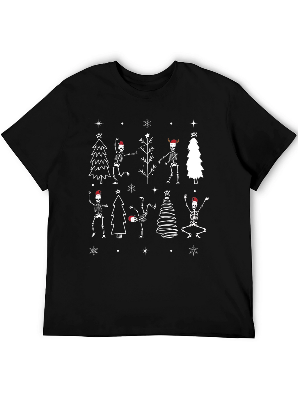 Festive Skeleton Christmas Tee