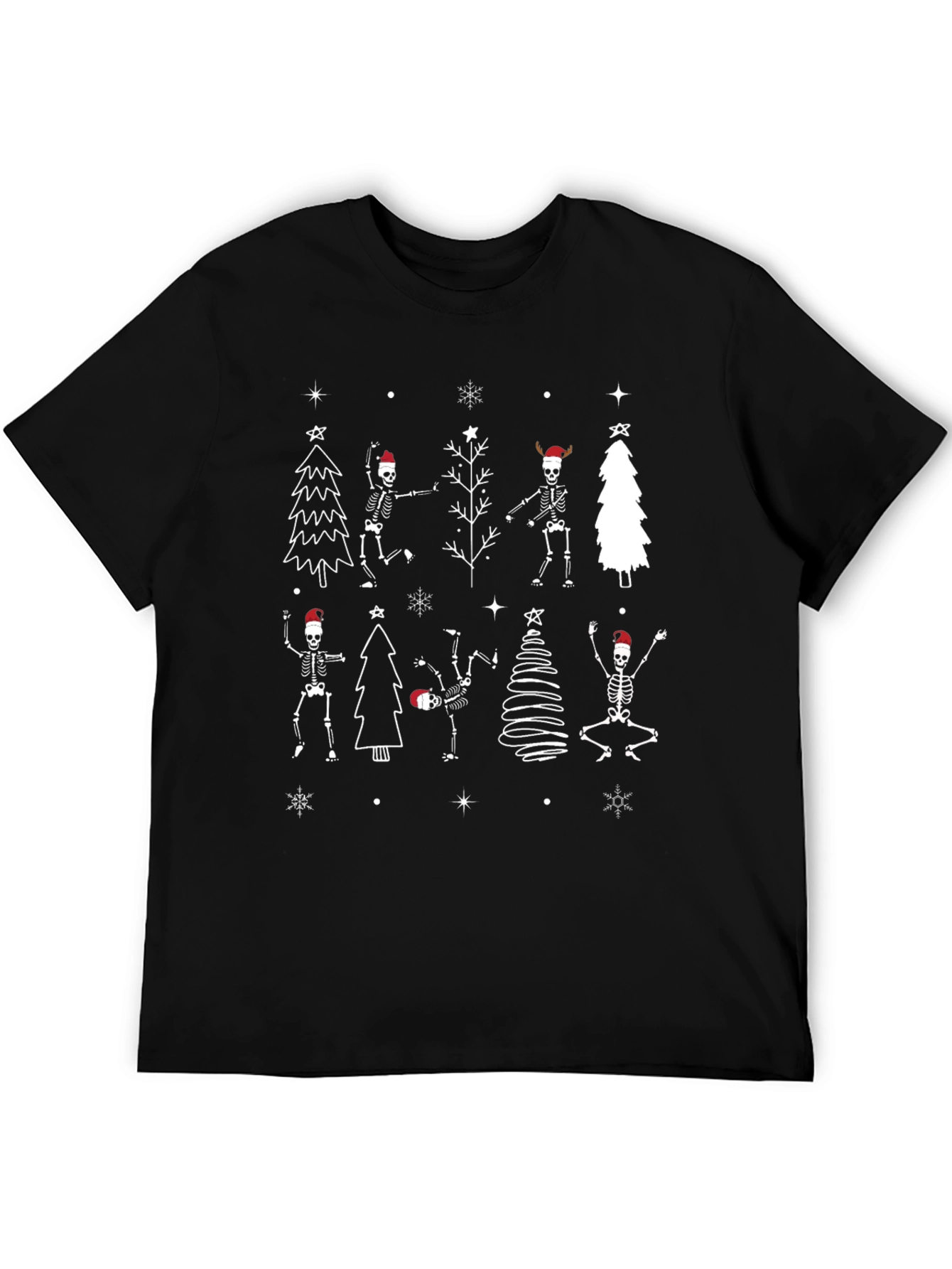 Festive Skeleton Christmas Tee