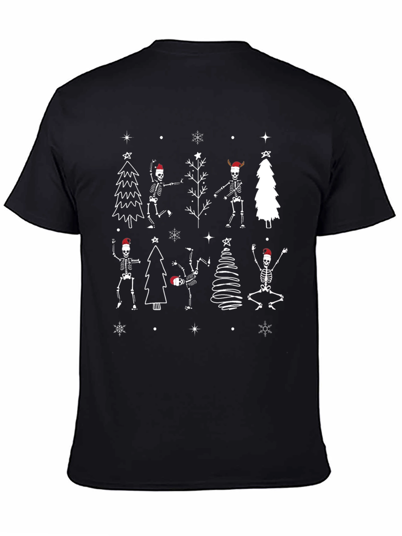 Festive Skeleton Christmas Tee