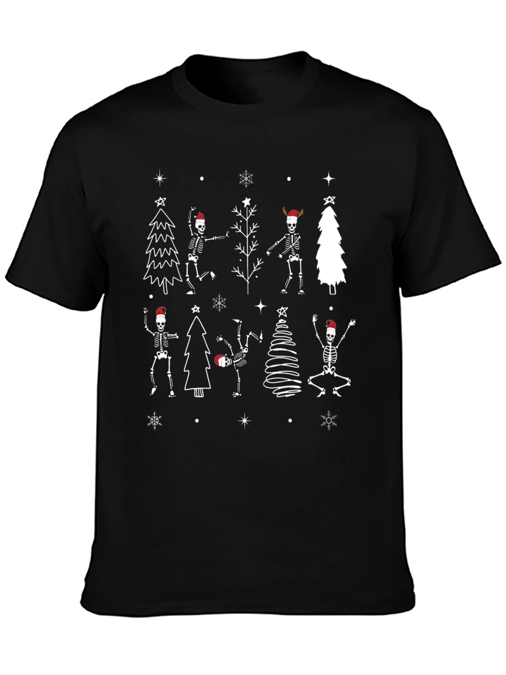 Festive Skeleton Christmas Tee