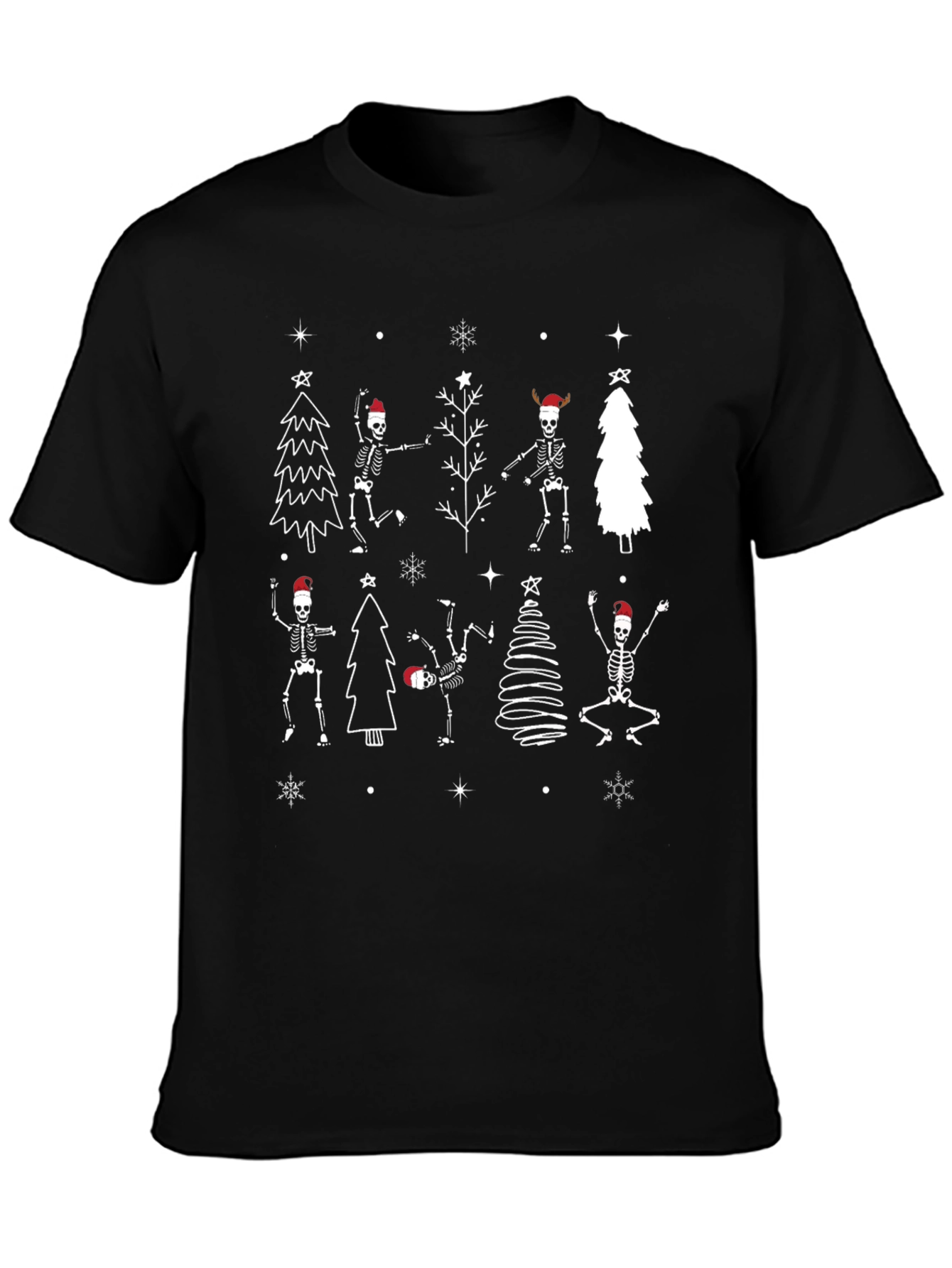 Festive Skeleton Christmas Tee