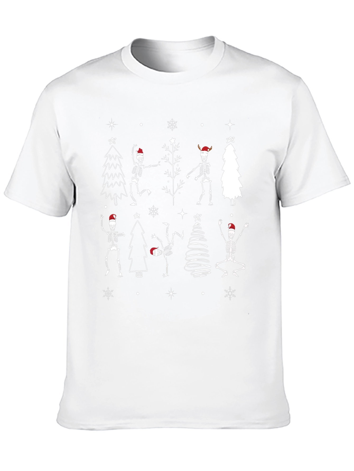 Festive Skeleton Christmas Tee