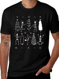 Festive Skeleton Christmas Tee