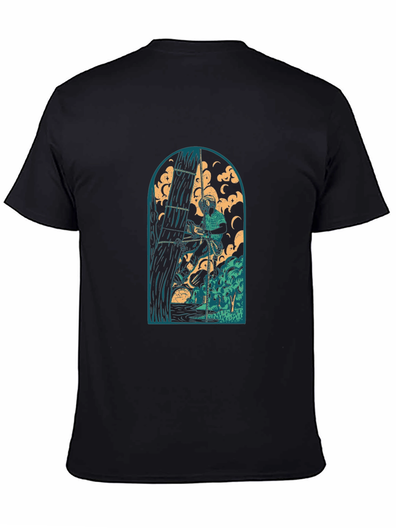 Arborist Graphic Tee - Black Cotton T-Shirt