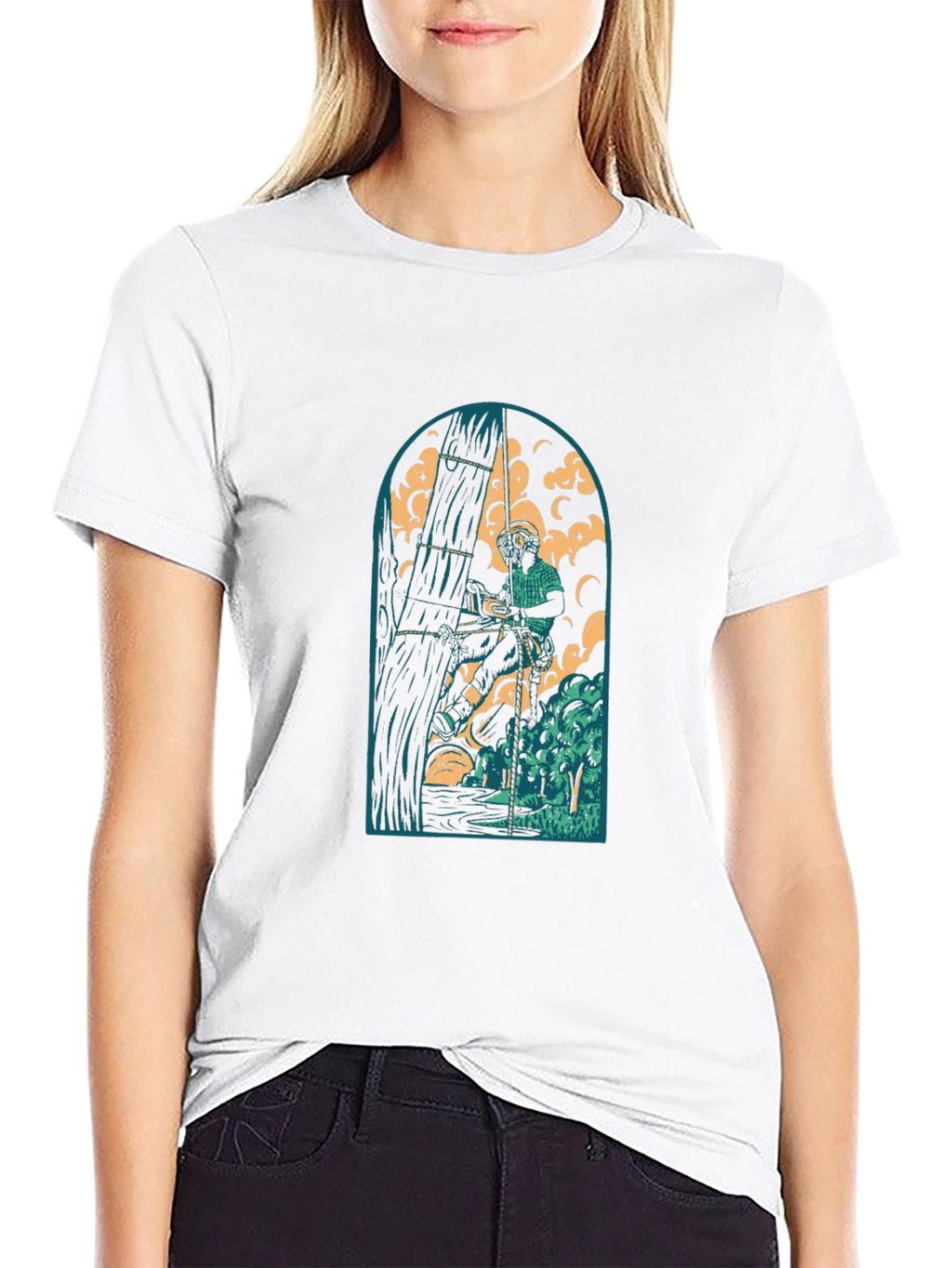Arborist Graphic Tee - Black Cotton T-Shirt