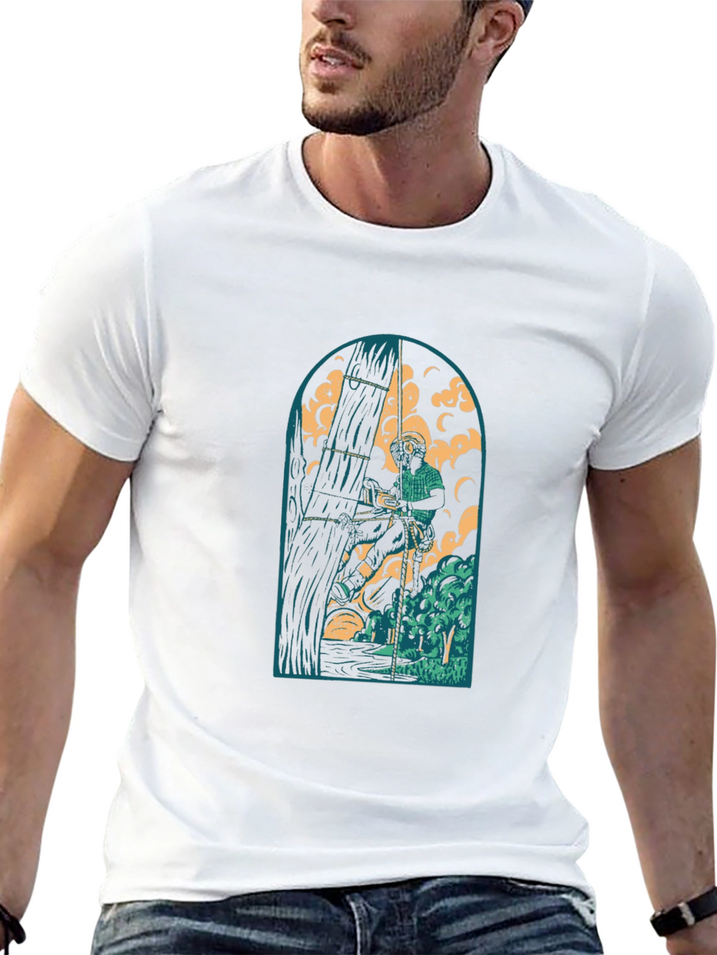 Arborist Graphic Tee - Black Cotton T-Shirt