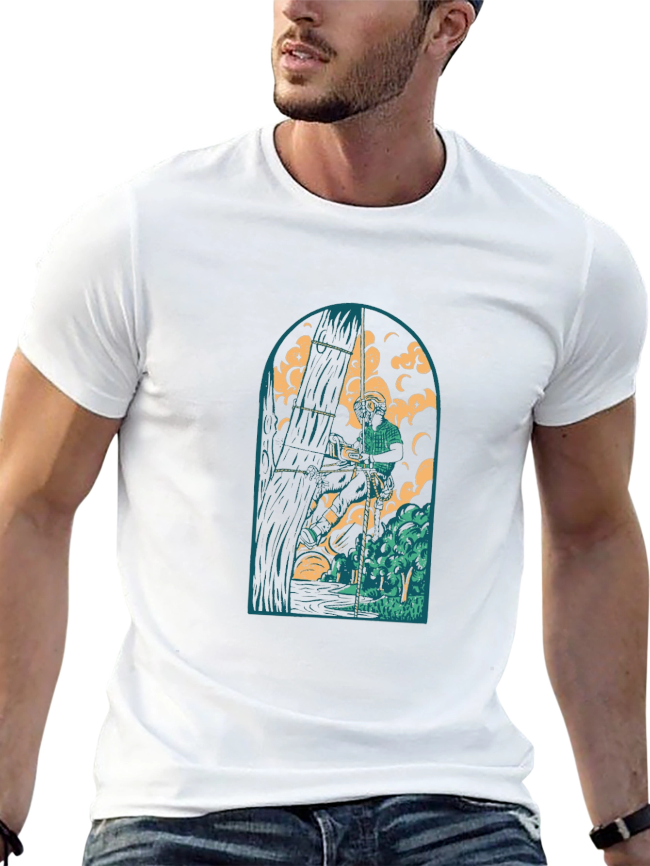 Arborist Graphic Tee - Black Cotton T-Shirt