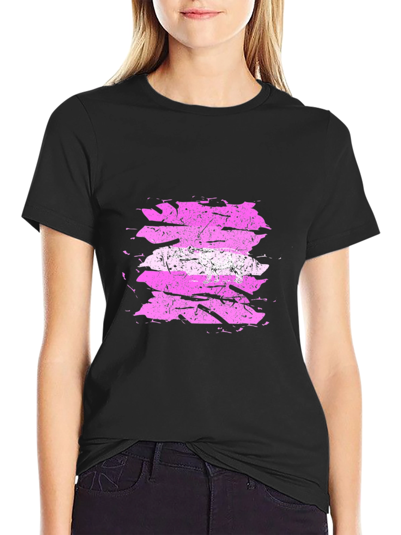 Distressed Intersex Pride Flag T-Shirt