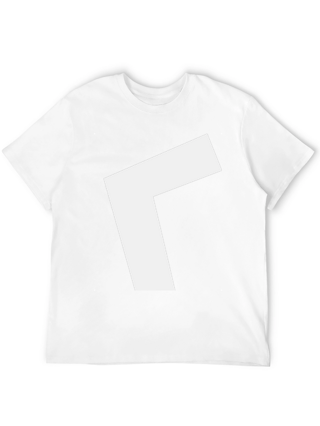 Modern Black T-Shirt with White Arrow Design