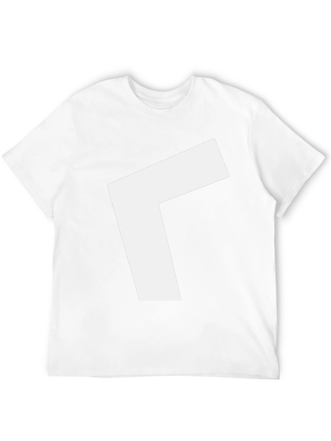 Modern Black T-Shirt with White Arrow Design