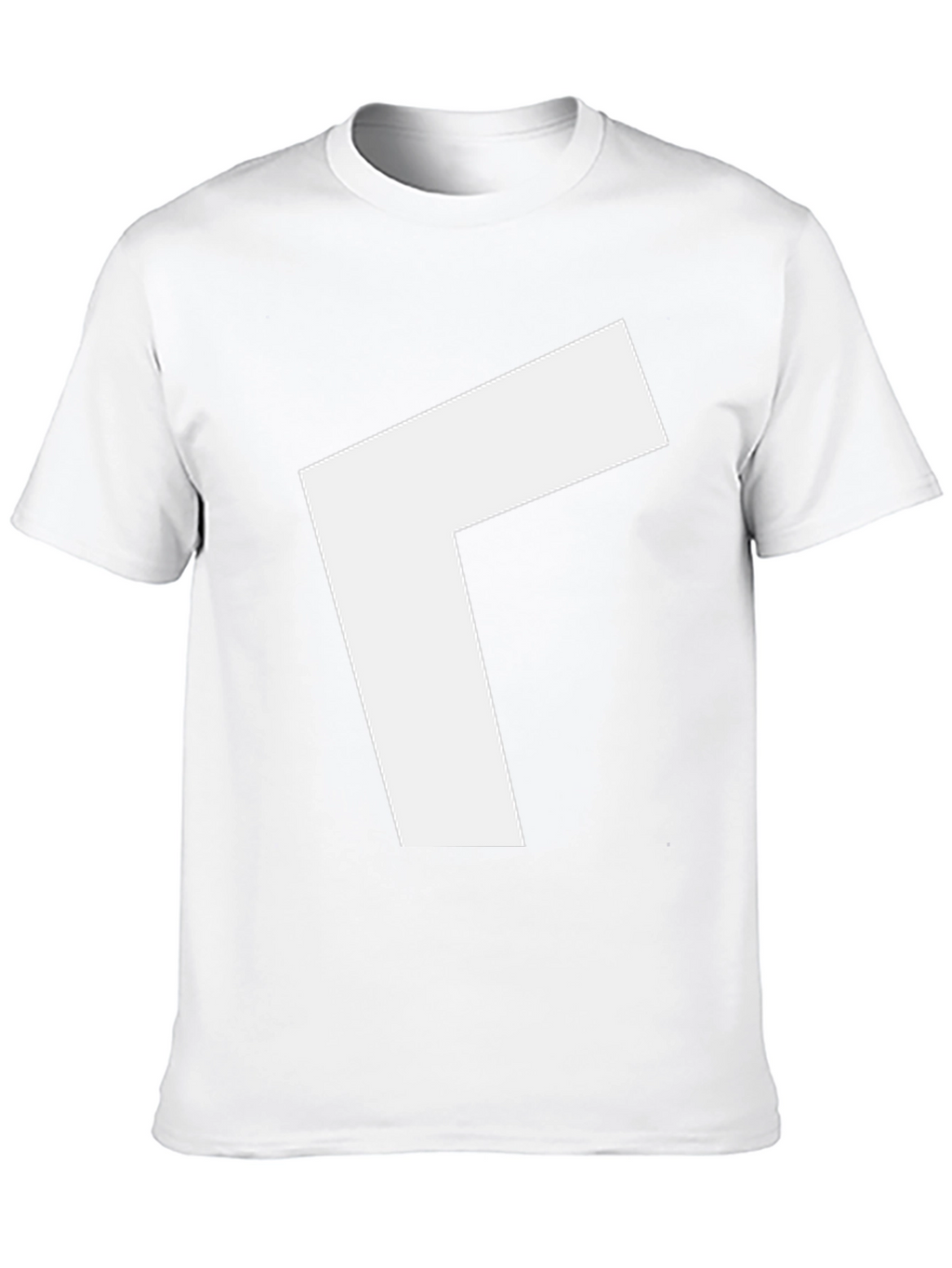 Modern Black T-Shirt with White Arrow Design