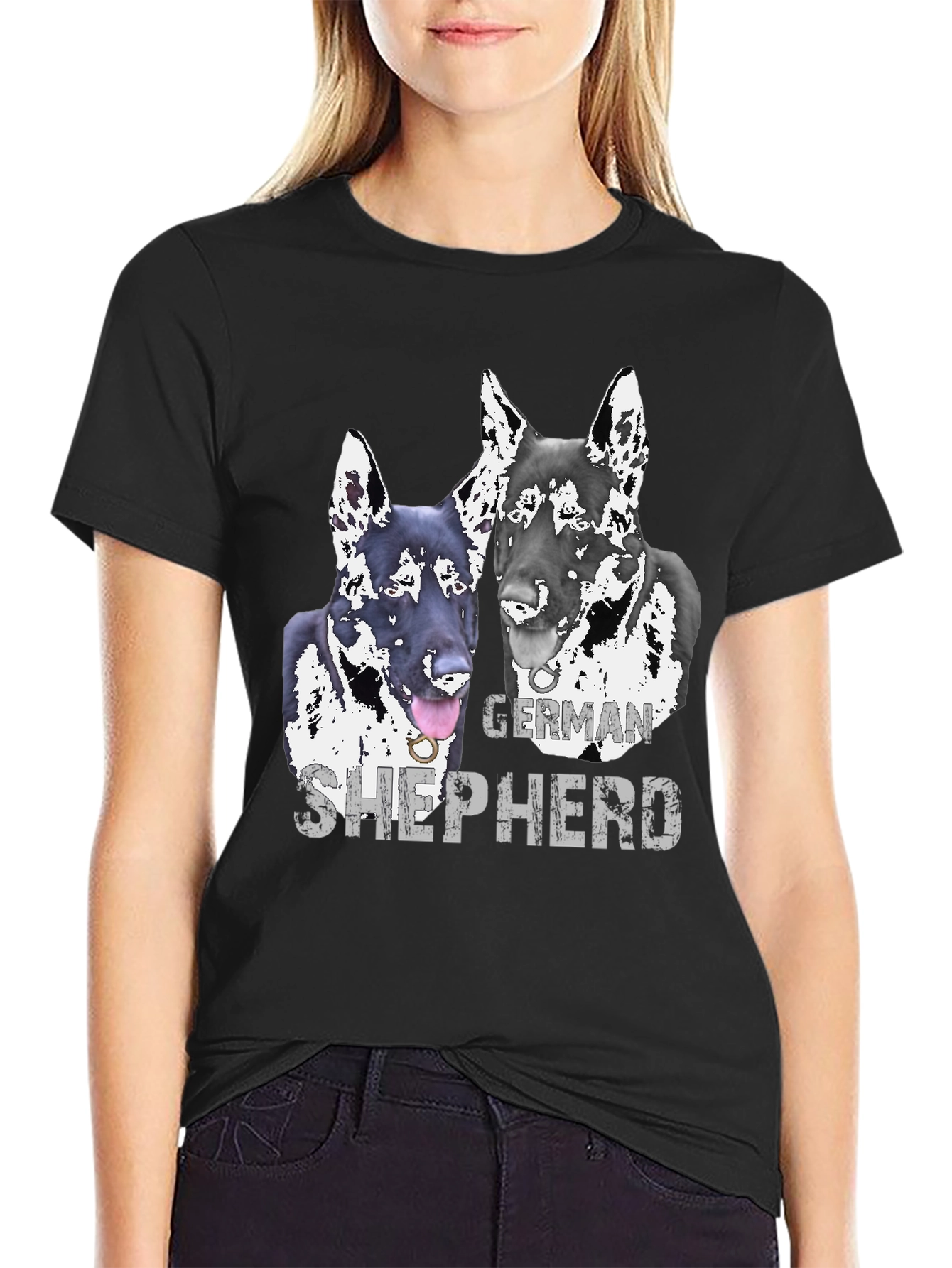 German Shepherd Graphic Tee - Dog Lovers T-Shirt