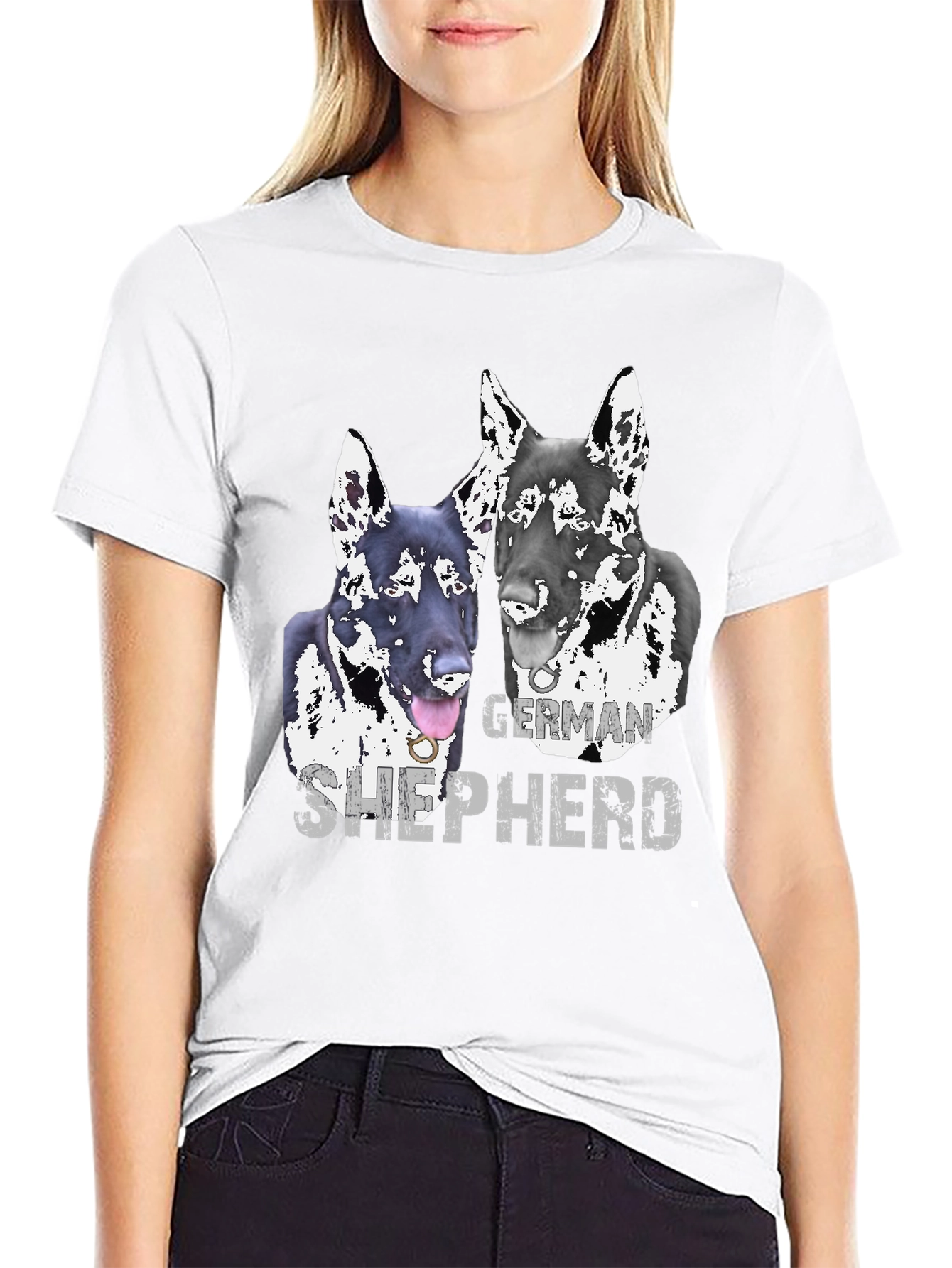German Shepherd Graphic Tee - Dog Lovers T-Shirt