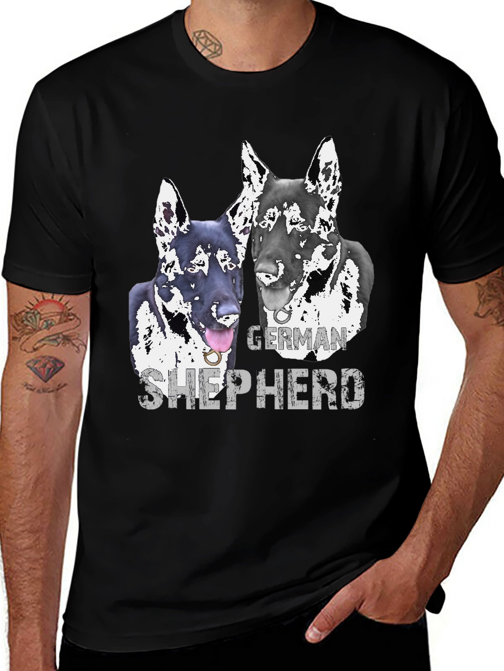 German Shepherd Graphic Tee - Dog Lovers T-Shirt
