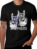 German Shepherd Graphic Tee - Dog Lovers T-Shirt