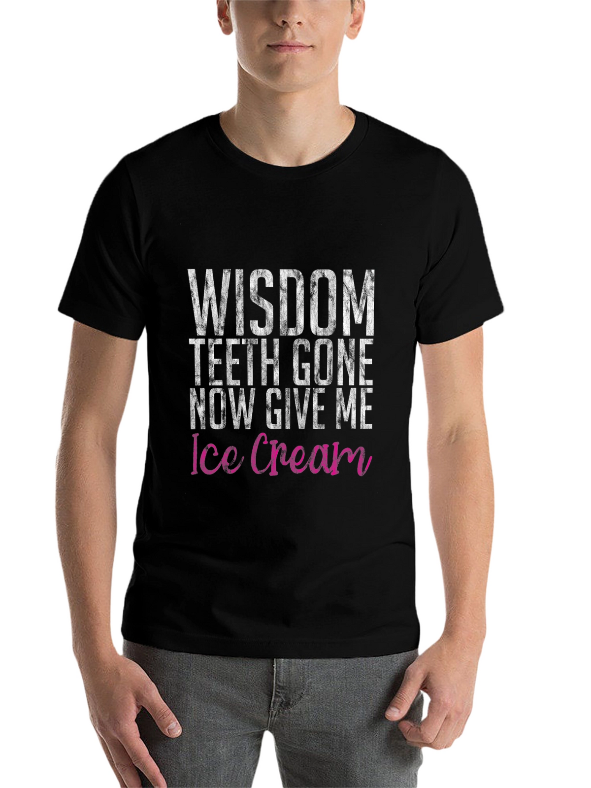 Wisdom Teeth Ice Cream Funny Graphic Tee