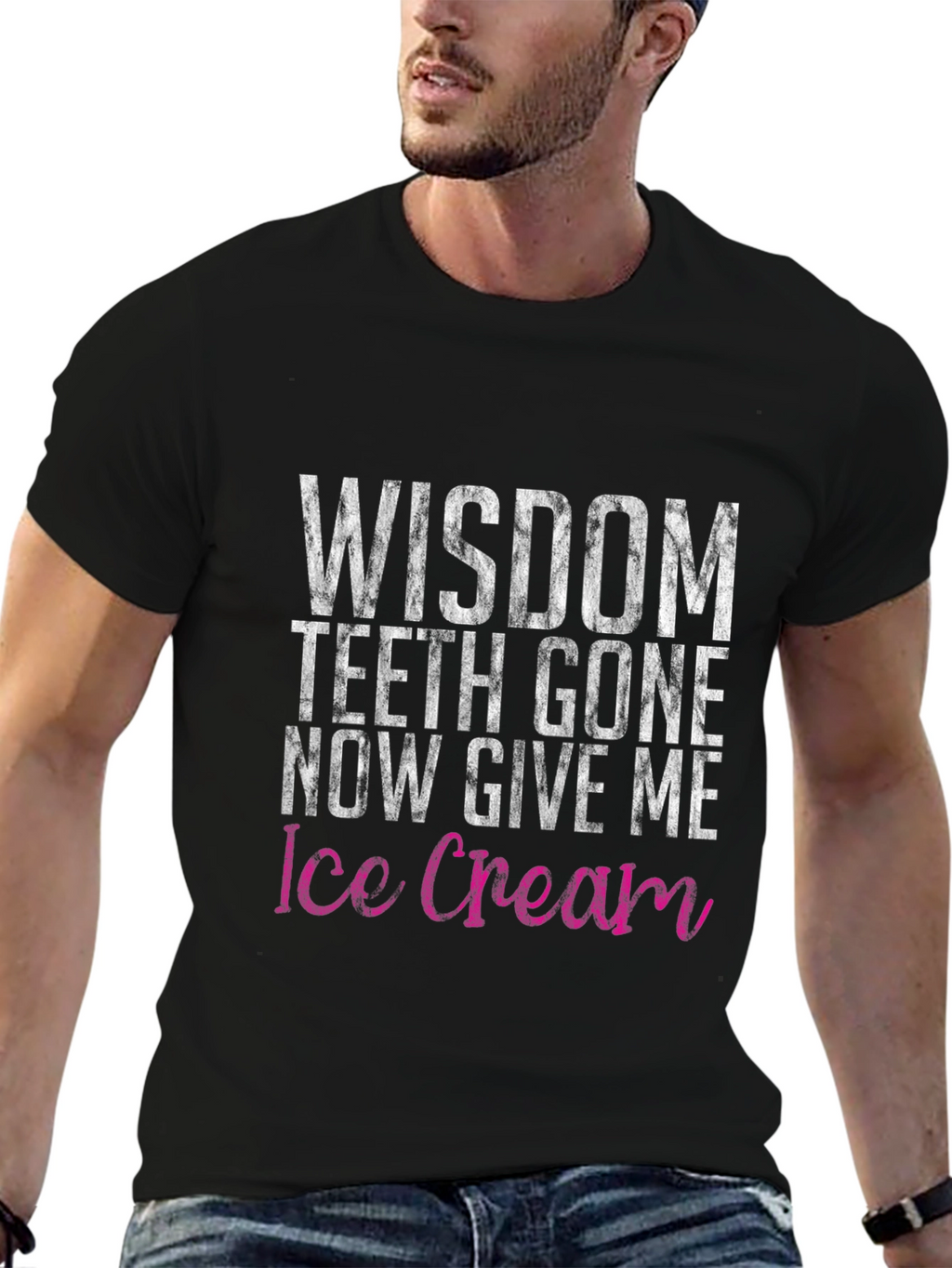 Wisdom Teeth Ice Cream Funny Graphic Tee