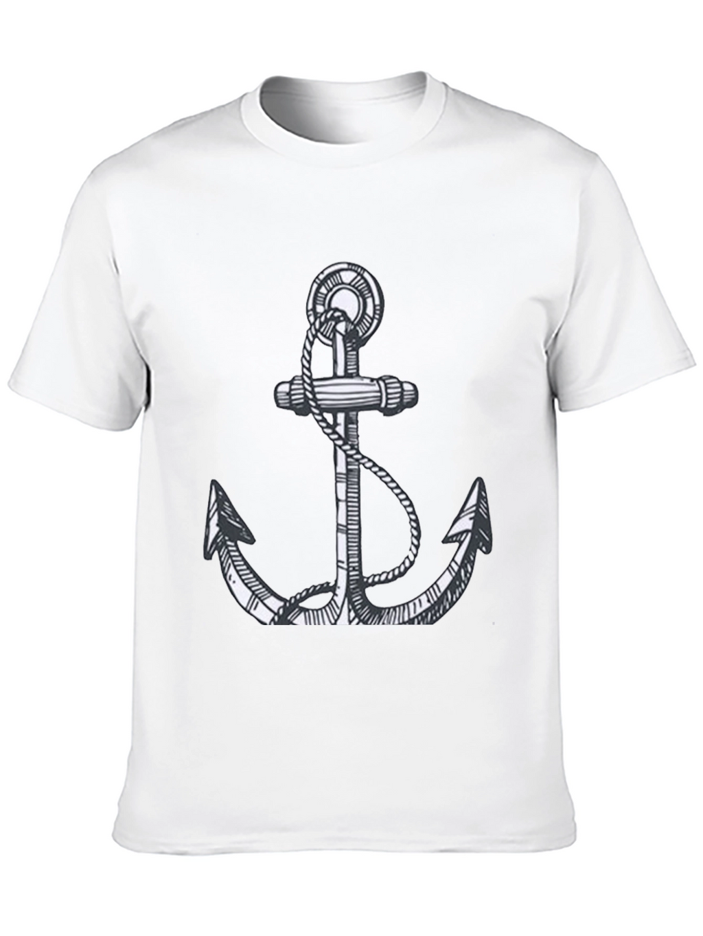 Anchor Graphic Tee - Classic Nautical Style