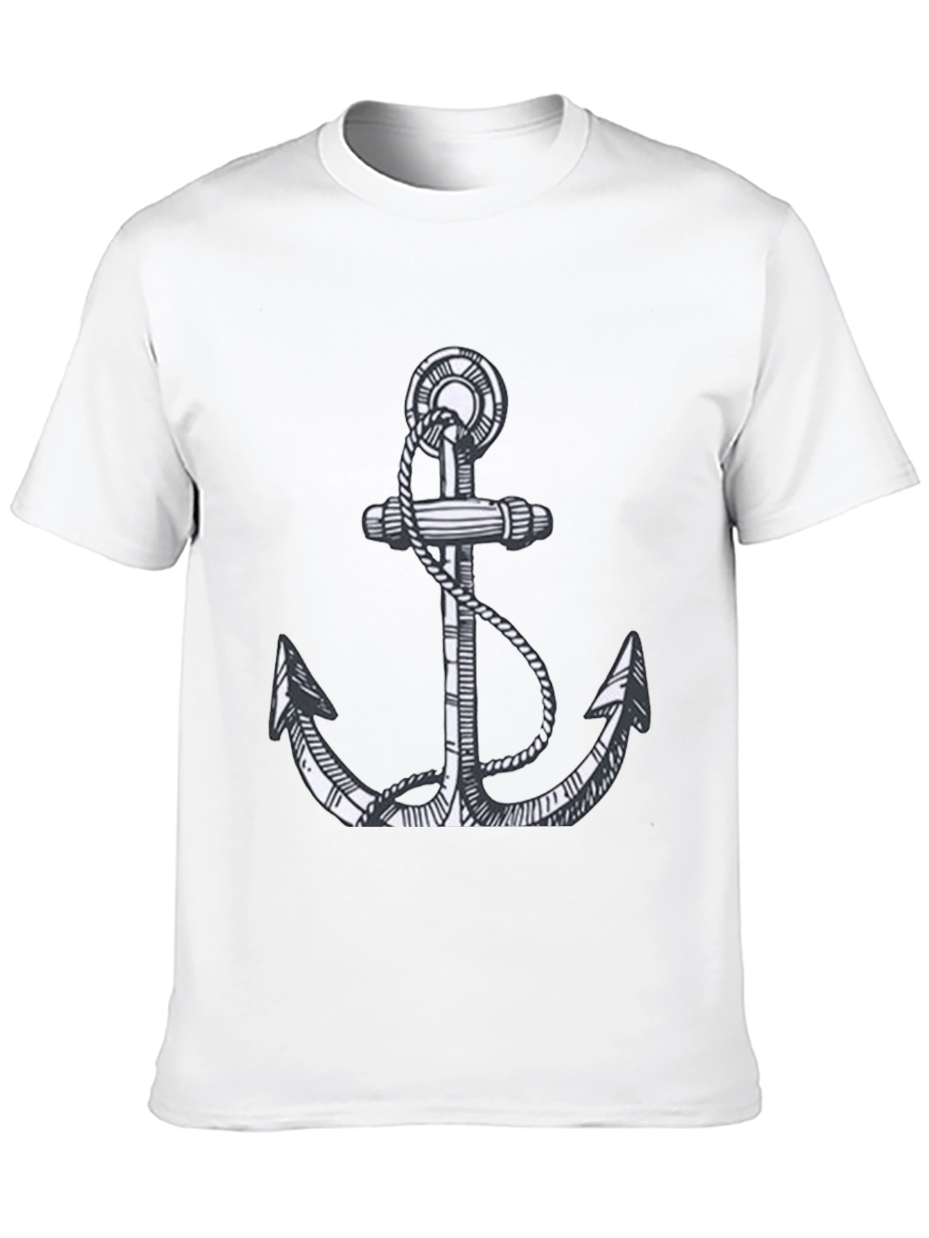 Anchor Graphic Tee - Classic Nautical Style
